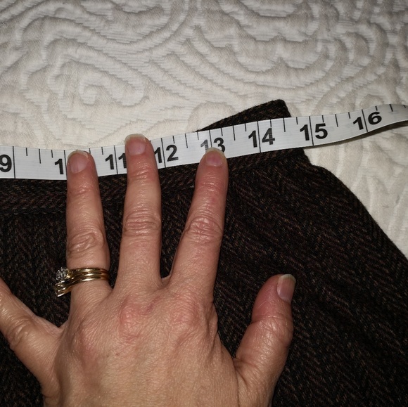 Vintage Tweed Wool Pencil Skirt - Lord and Taylor - Picture 7 of 7